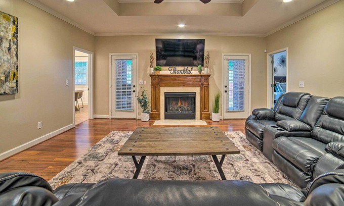 Columbus Casa | Charming Columbus Home w/ Game Room, Near AFB!
