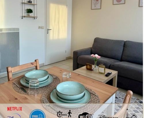 Bussy-Saint-Georges Apartamento | Charming & Cosy Apartment - 10mn from Disneyland
