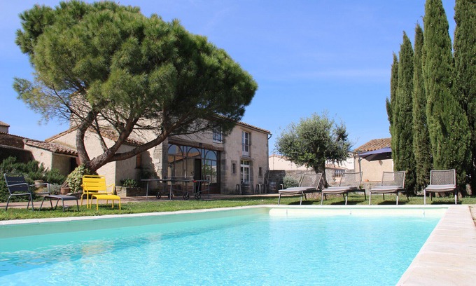 Pezens Casa | Encantadora casa de campo, 15 personas, piscina climatizada, cerca de Carcassonne