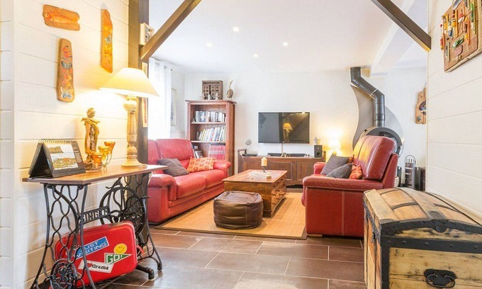 Guerande Cabaña | Casa tranquila entre playas y ciudad medieval, ideal para familias