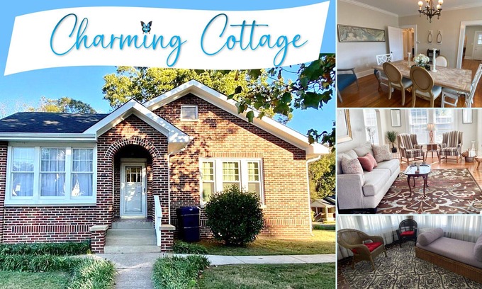 Red Bank Casa | Charming Cottage, Red Bank TN