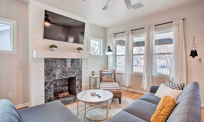 Central Oklahoma City Cabaña | Charming Downtown Home w/ Updated Interior!