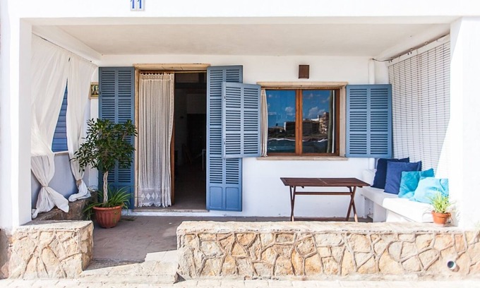 Colonia Sant Jordi Cabaña | Casa Con Mucho Encanto en frente del mar