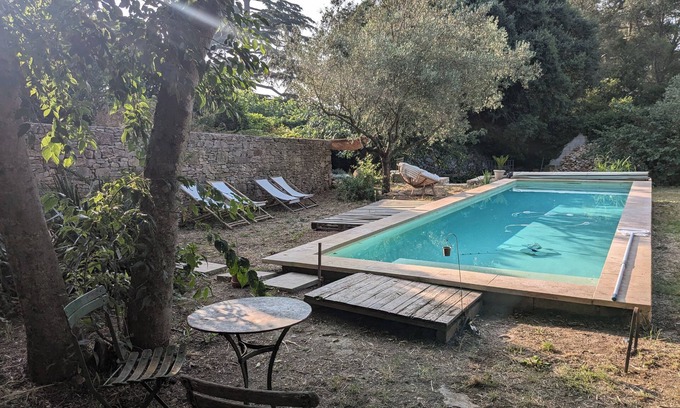 Quartier des Espesses Otro | Charming farmhouse -Pool - 3 bedrooms - air conditioning