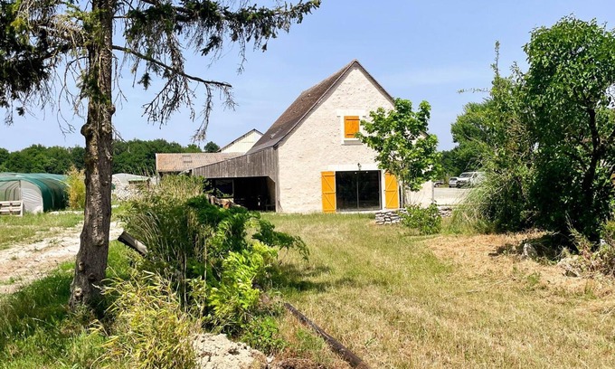 Courcelles-de-Touraine Cabaña | Encantadora casa de campo, admite animales, cerca de castillos del Loira