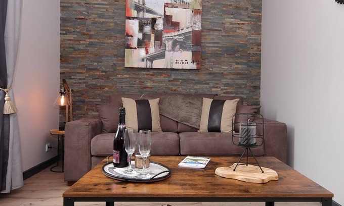 Port-en-Bessin-Huppain Apartamento | Encantador apartamento de 4 * con vistas al puerto y al mar Playas de desembarco de Normandía