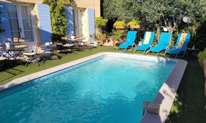 Roquebrune-sur-Argens Villa | villa con piscina climatizada y jardín