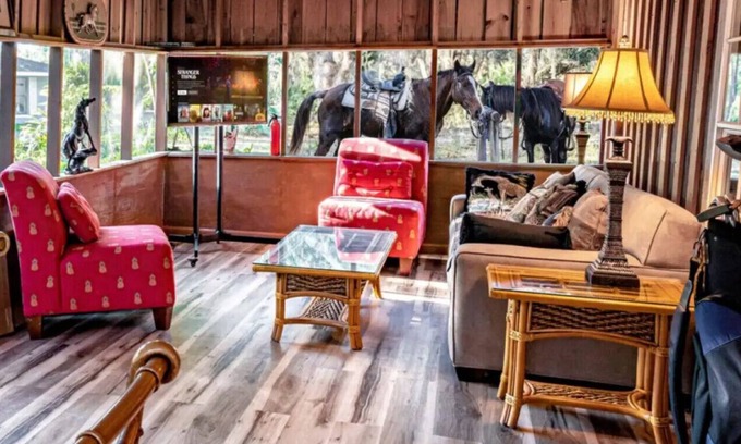 Lake Placid Cabina | Charming+Free HorsebackRiding+Petting Farm