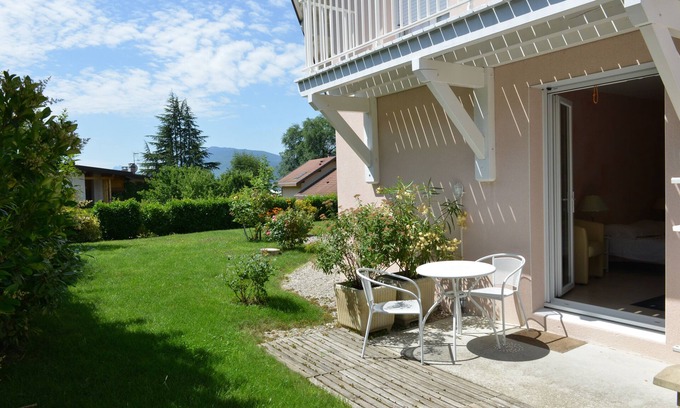 Annecy-le-Vieux Apartamento | Estudio amueblado con encanto 2, a 5 km de Annecy, vista a la montaña cerca del lago