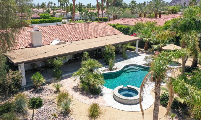Desert Club Estates Casa | Charming Hacienda pool home! Walk to shopping and restaurants!