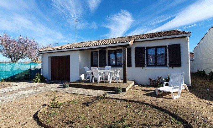 LʼAiguillon-sur-Mer Casa | Casa confortable para 4 personas cerca de la playa y del centro, admite mascotas bajo petición