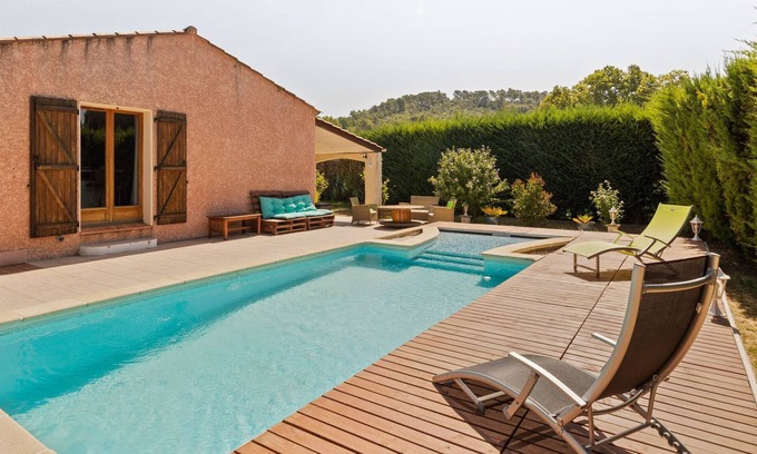 Barjols Casa | Preciosa casa de vacaciones en Barjols con piscina privada
