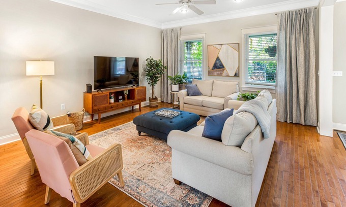 Dixon Park Casa | Charming Home Near Forsyth Park w/ Parking + Outdoor Space by Lucky Savannah