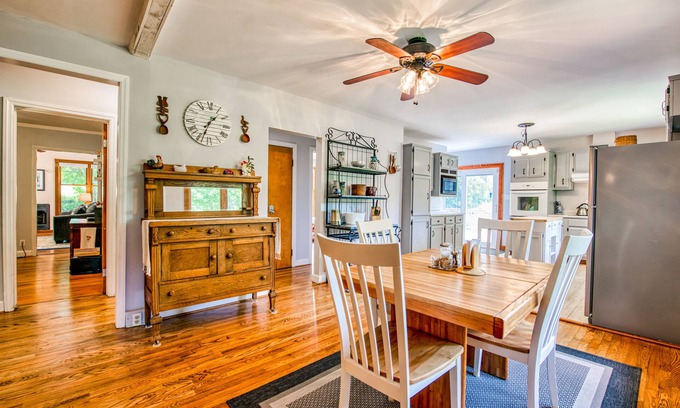 Alexander Casa | Charming home with fireplace, central AC, washer/dryer, & fast WiFi