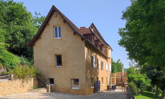 Saint-Cybranet Casa | Charming house 6/8 persons near Castelnaud, heated above-ground pool