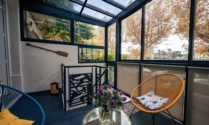 Tain-l'Hermitage Casa | Casa con encanto, todas las comodidades, con vistas al Ródano ya las colinas de Tain.