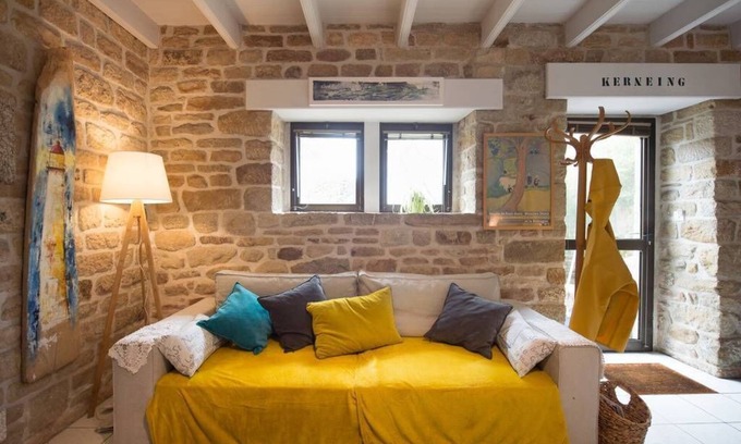 Fouesnant Cabaña | Encantadora casa *** decoración refinada, tranquila y cerca del mar.