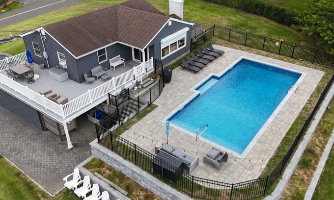 Montauk Casa | Charming House with Heated Pool and Multiple Water Views