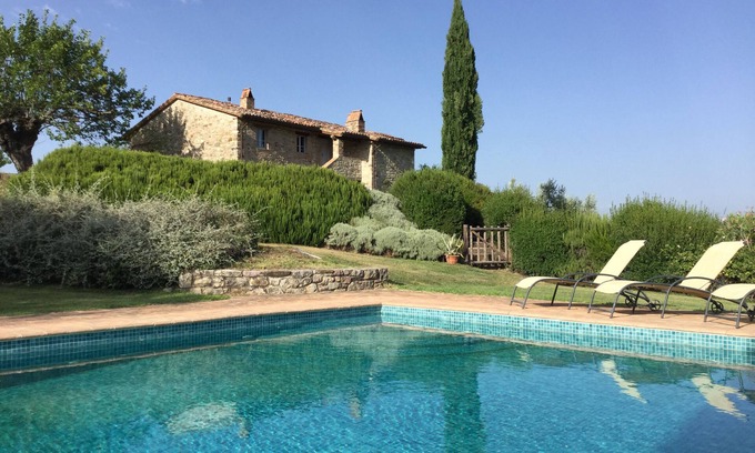 San Venanzo Casa | Encantadora casa con piano y piscina a 20 minutos de Todi
