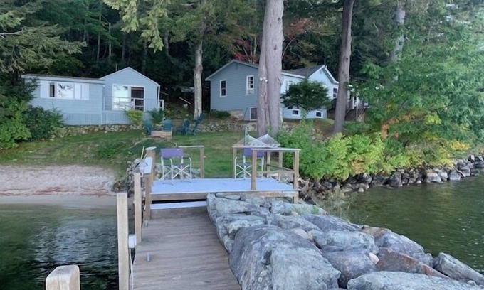 Alton Bay Casa | Charming Lakefront Home with Guest Cottage and Stunning Views