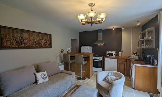 Le Blanc Apartamento | Encantador loft en el casco antiguo, aparcamiento gratuito cercano, cerca del castillo de Naillac