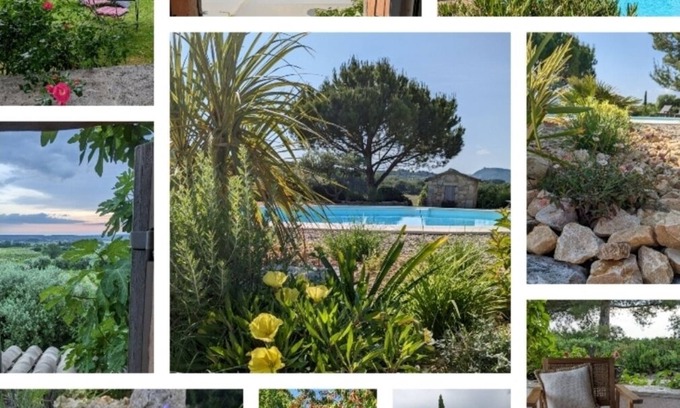 Mazan Cabaña | Auténtico cobertizo provenzal, sitio excepcional con piscina y jacuzzi