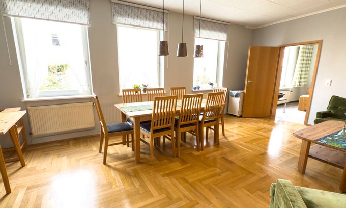 Herzberg am Harz Apartamento | Charming old building vacation apartment with terrace in Herzberg am Harz