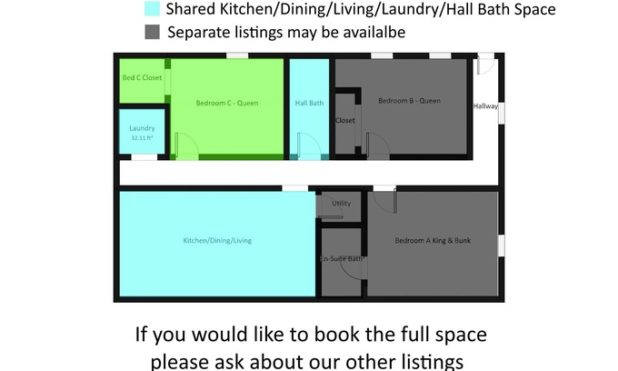 Layton Casa | Charming PetFriendly QN Bed w/Private TV & Waffles