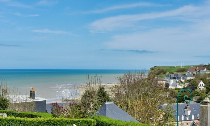 Veules-les-Roses Casa | Casa renovada de lujo, vista al mar, playa / centro a 250 m