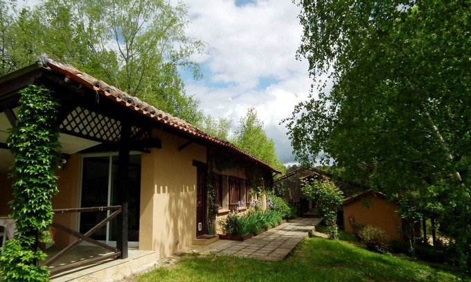 Gavaudun Cabaña | Encantadora casa de campo en excepcional Holiday Village **** en Périgord-Quercy