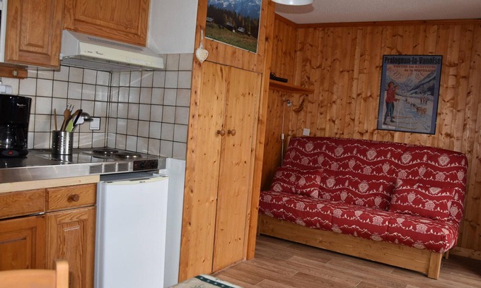 Pralognan-la-Vanoise Apartamento | Estudio encantador en el centro, cerca de tiendas y teleférico