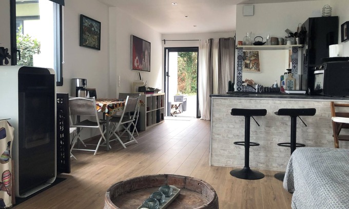 Kokotia Apartamento | Charming sea view studio 200 m from cenitz mayarco beach Guéthary