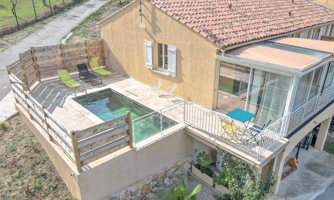 Draguignan Casa | Charming single-storey house, quiet, air-conditioned with swimming pool