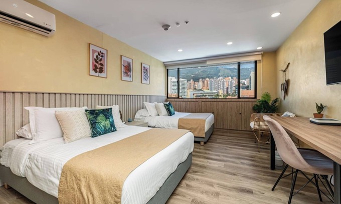 La Aguacatala Apartamento | ✨Charming Studio✨2🛏🛏 ✨STUNNING MOUNTAIN VIEW✨