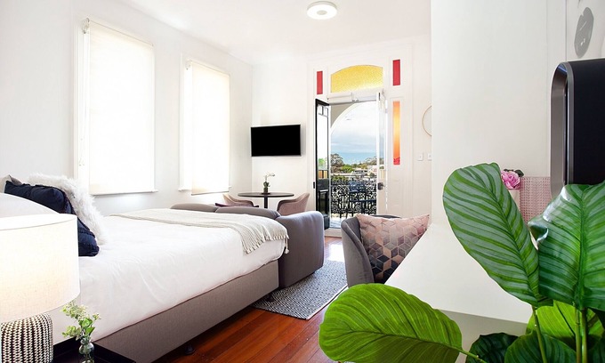 Glebe Apartamento | Estudio con encanto con balcón en el centro de Glebe