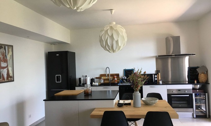 Ville-di-Pietrabugno Apartamento | Encantador T2 Heights of Bastia, vista al mar (2/4 pers)