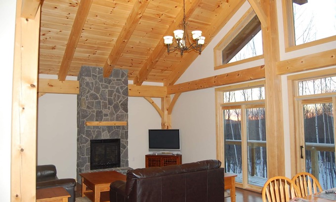 Franconia Chalet De Esquí | Encantador, enmarcado de madera, Chalet de montaña