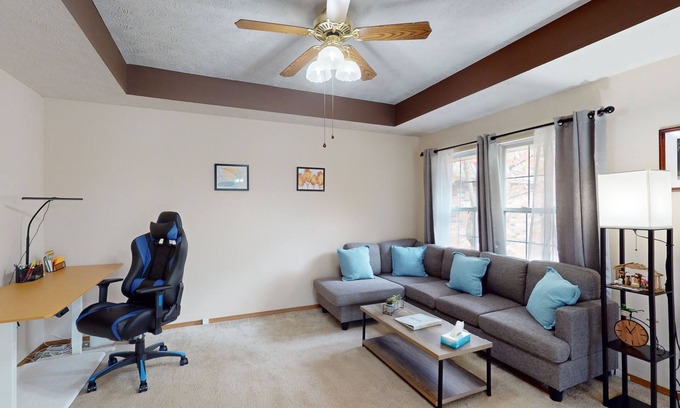 Brookline Station Casa | Charming townhome with private deck, w/d, central air & close to attractions