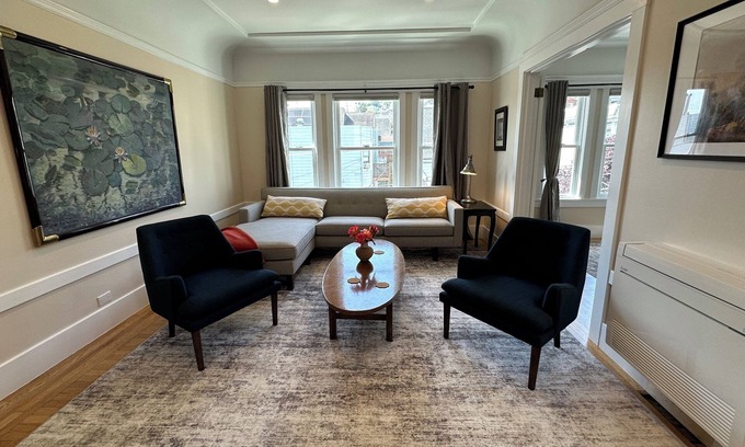 Noe Valley Apartamento | Charming & upscale Noe Valley 2BR/1.5BA. Walk to Shops, Dining & Transit Access