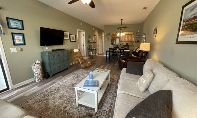 Arcadian Shores Villa | Charming villa steps from 78Fitness, with full access to all resort amenities