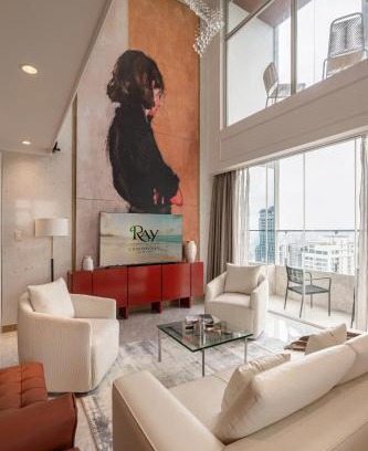 Thu Thiem Apartamento | Charming white Saigon Penthouse 4 bed 4 bath