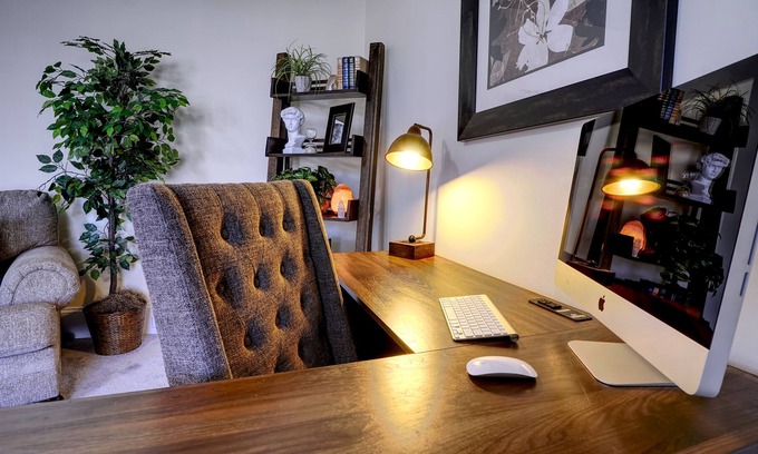 Kannapolis Apartamento | Charming Workspace Oasis