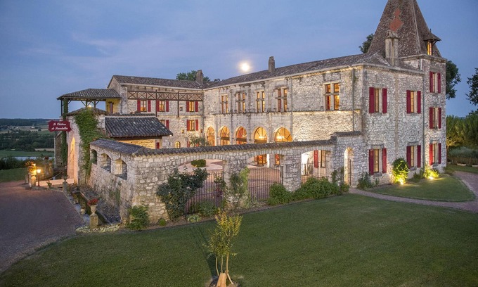 Saint-Eutrope-de-Born Otro | ⭐Chateau de Scandaillac 10 habitaciones 13 ° cen. Castillo