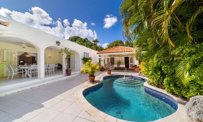 Clinketts Villa | Chateau De Mar, 5 Bedroom Villa 10 Steps From The Beach