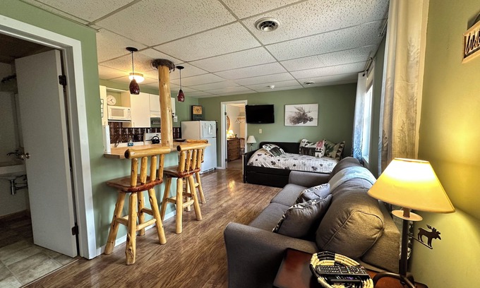 Old Forge Cabaña | Cheerful 1-Bedroom with king size bed. Close to everything!