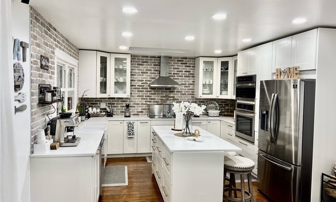 Lake Mohawk Casa | Cheerful 4-Bedroom Lake Home with fire place