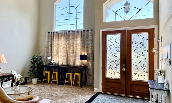 San Gabriel Casa | RG # 1-1Bdrm-Bthrm privado grande y Queen + Bd completo y bañera de masaje Ht