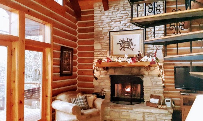 Eureka Springs Chalet De Esquí | Cherokee Mountain log Cabins