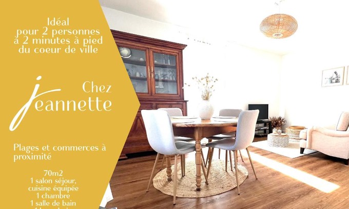 Concarneau Apartamento | Chez Jeannette, appartement entre centre et plages