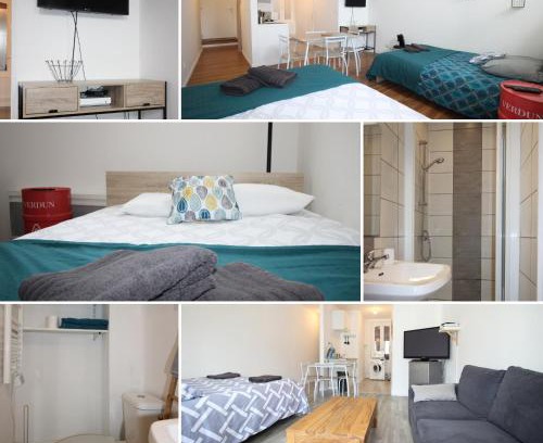 Verdun Apartamento | Chez Marie et Geneviève - Verdun Centre - STUDIO - 2 GRANDS LITS - Géré par Presta-Zen'Services
